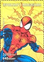 Spiderman with rays around head