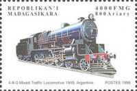 4-8-0 locomotive, Argentina, 1949