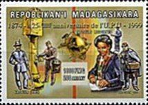 Postmen, woman and mailbox