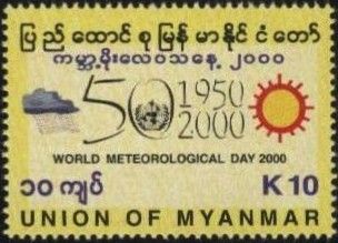 World Meteorological Day - Rain Cloud and Sun