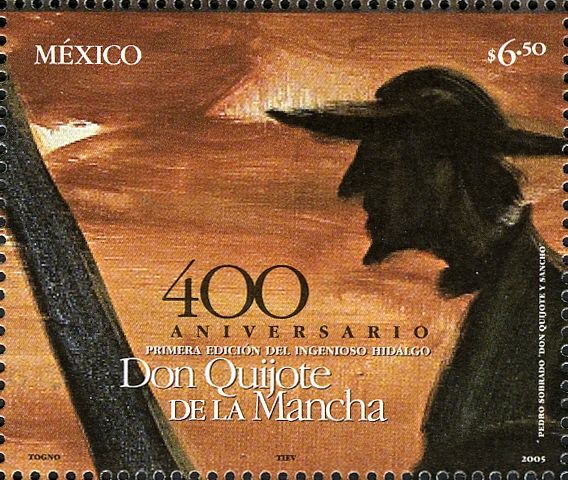 Silhouette of Don Quixote