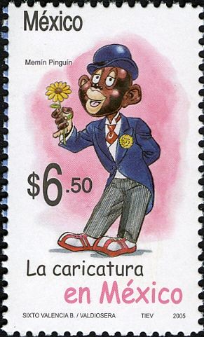 Postal Stamp II Memin Pinguin