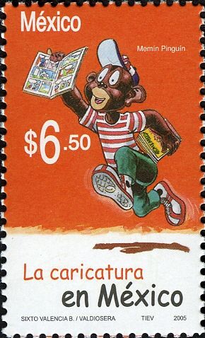 Postal Stamp III Memin Pinguin