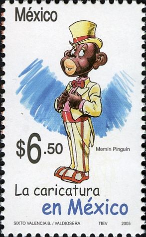 Postal Stamp IV Memin Pinguin