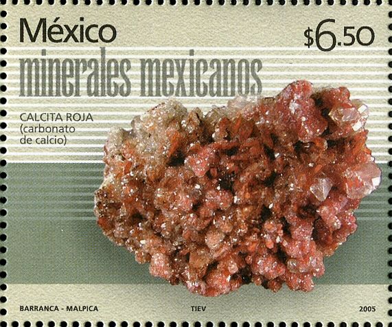 Red calcite