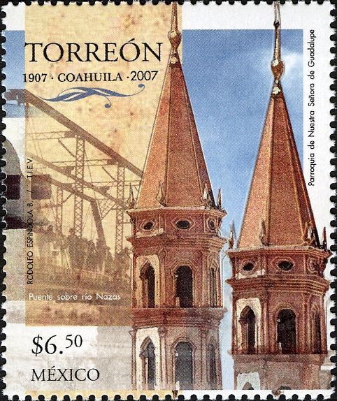 Bridge, church, spires