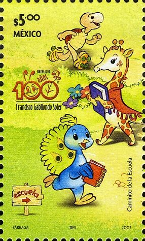 Turtle, giraff, peacock