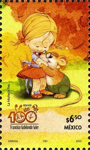 Girl and mouse