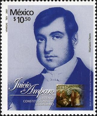 Mariano Otero and Supreme Court mural