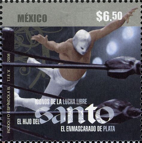 Masked Santo silver and El Hijo del Santo