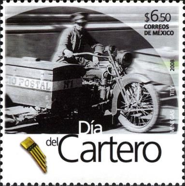Postman on Motorbike