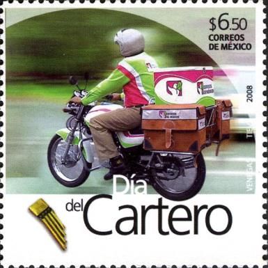 Postman on Moped