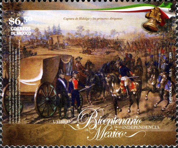Capture of Hidalgo and the early leaders.
