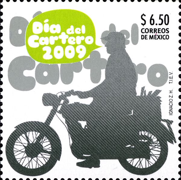 Postman on Motorcycle