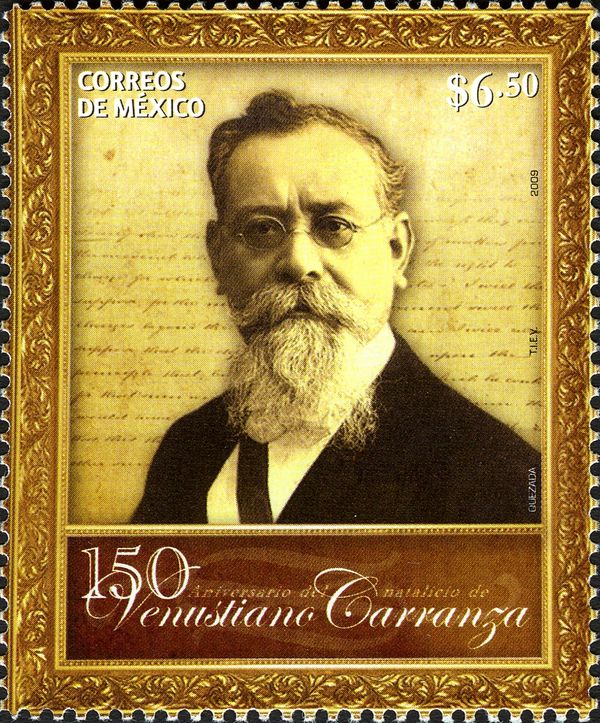 Venustiano Carranza. revolutionary leader