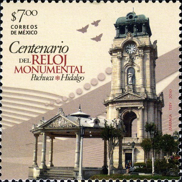 Monumental Clock centenary of Pachuca, Hidalgo