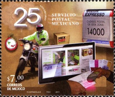 25 Years of Mexican Postal Service