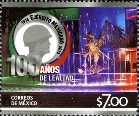 Centenary of the Mexican Army - third issue