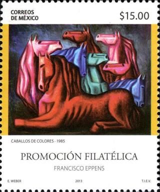 Philatelic Promotion - Coloured Horses