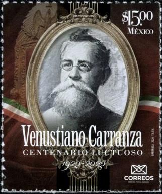 Venustiano Carranza(1859-1920), President, Death Centenary