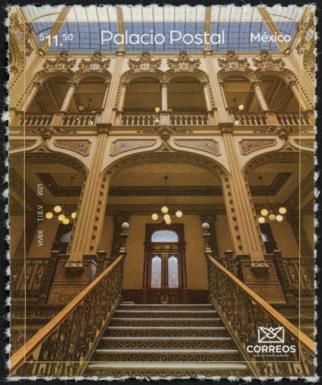 Interior of Postal Palace, Mexico City