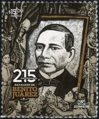 Benito Juarez, President, 215th Anniversary of Birth