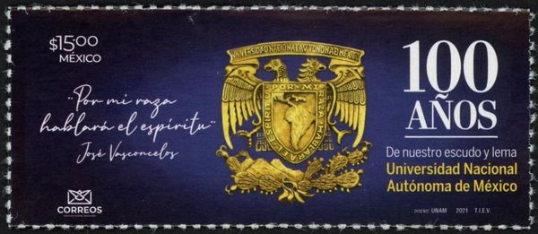 Seal of National Autonomous University of Mexico, Centenary