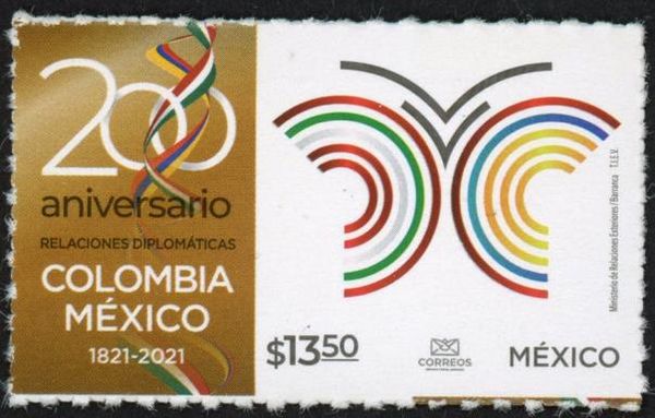 Mexico-Colombia Joint Issue : Relations Bicentenary