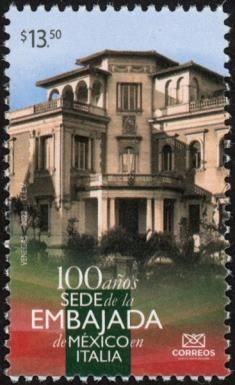 Mexican Embassy in Italy, Centenary