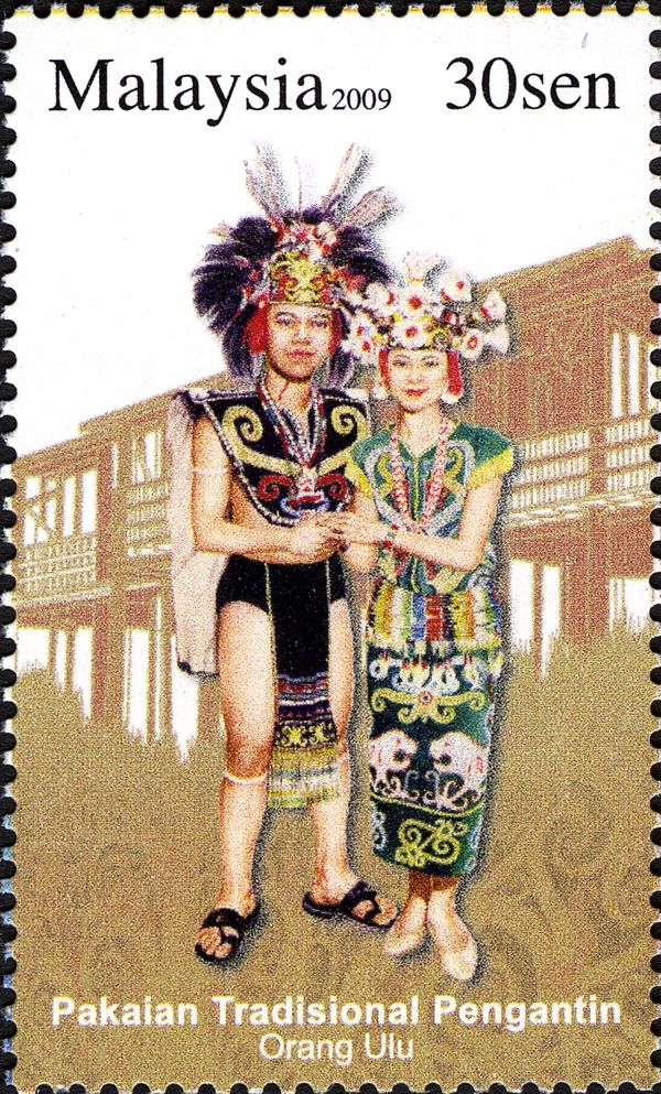 Traditional Wedding Costumes - Orang Ulu