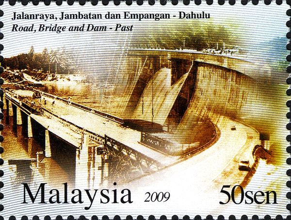 Road, Bridge and Dam - past