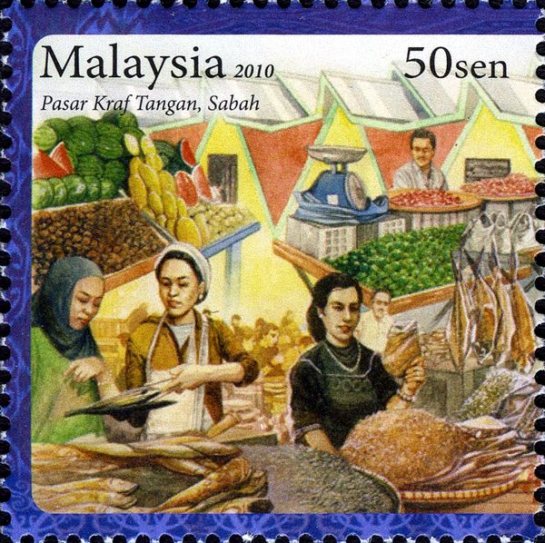 Local Market-Pasar Kraf Tangan,Sabah