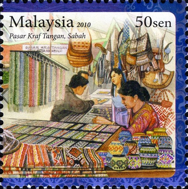 Local Market-Pasar Kraf Tangan,Sabah