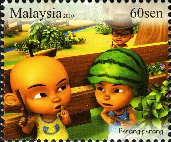 "Perang-perang" with Upin and Ipin