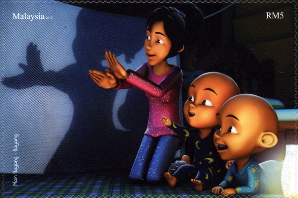 Traditional Pastime Games with Upin and Ipin