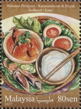 Festive food - Ambuyat / Linut