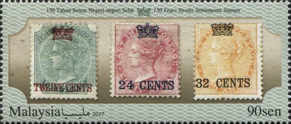 150th Anniversary of stamps of Straits Settlements