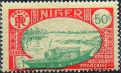 Native Boat on the Niger