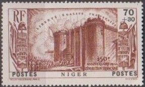 Native boat on the Niger