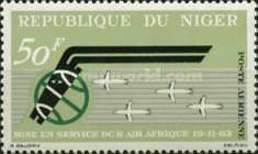 The 1st Anniversary of "Air Afrique", and DC8 Inauguration