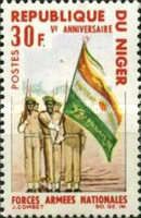 Soldiers with a flag