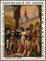 Bonaparte Visiting the Plague Victims of Jaffa by A. Gros
