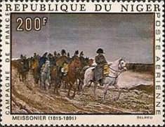 Napoleon Bonaparte in french campaign by Meissonier
