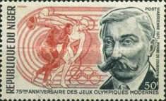 75ème anniversaires des Jeux olympiques modernes
