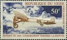 Louis Bleriot crossing La Manche Channel by Bleriot Xi -1909