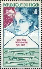 Woman, Envelope, UPU Emblem