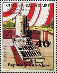 Tank and panels on roof