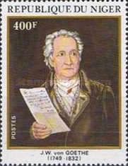 150th anniversary of the death of JW von Goethe