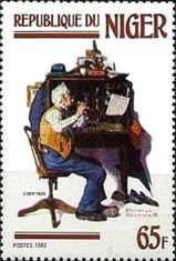 Tribute to Norman Rockwell (1894-1978), American painter and