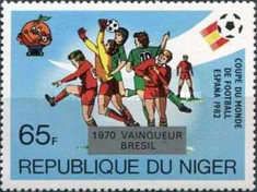 Retrospective of winners at the World Cup soccer